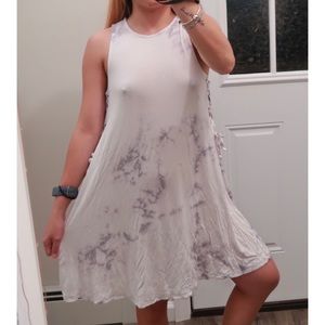Aero soft and sexy dress marble print XS